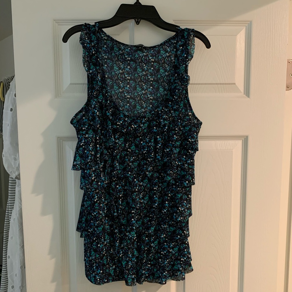 EXPRESS | Floral Tiered Tank Top
